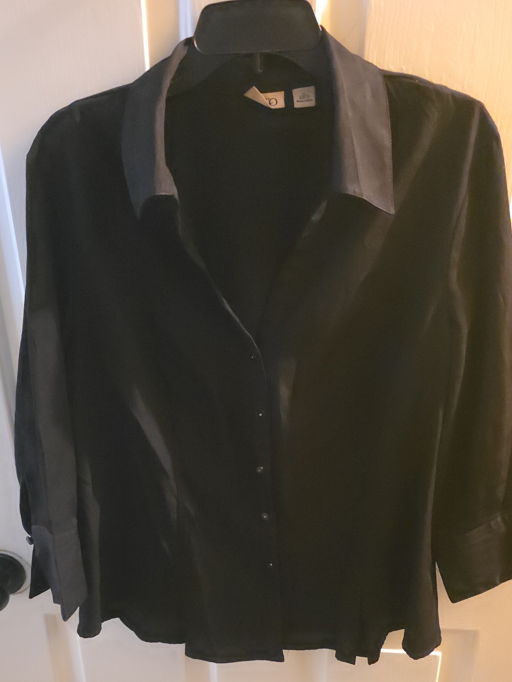 Cato Black Men's Long-Sleeve Button-Down Shirt